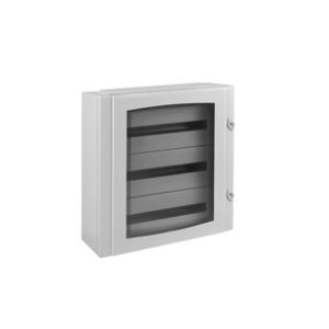 ARMADIO SCHALT GVK COMPLETO IP65 PORTA TRASPARENTE 72 MODULI