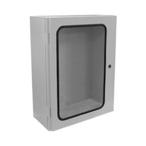 CASSA POLIESTERE IP54 PORTA TRASPARENTE LxHxP 535x735x270mm