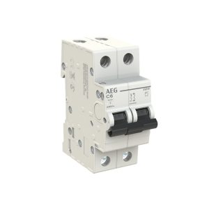 INTERRUTTORE AEG EV60 2P C 32A 6kA 2M