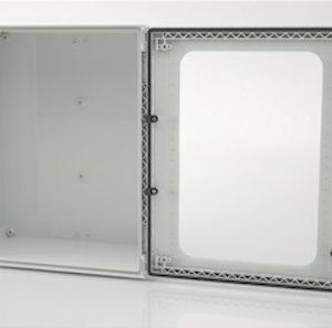 CASSA POLIESTERE 500X600X230mm PORTA TRASPARENTE