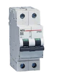 MCB AEG EP60 2P D 16A 6kA