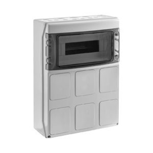 QUADRO PRESE SCHALT STAGNO PORTA TRASPARENTE 12 MODULI