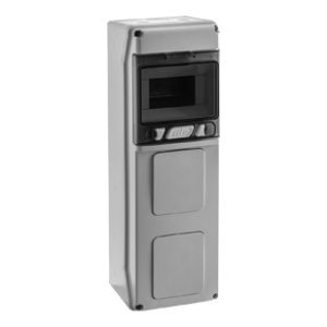 QUADRO PRESE SCHALT STAGNO PORTA TRASPARENTE 6 MODULI