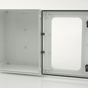 CASSA POLIESTERE 400X500X200mm PORTA TRASPARENTE