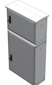 ARMADIO POLIESTERE 750X1000+500X300mm AP+T