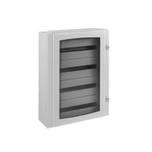 ARMADIO SCHALT GVK COMPLETO IP40 PORTA TRASPARENTE 96 MODULI