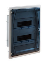 FLUSH FIT DISTR. BOX HOLLOW W. T.DOOR IP40 24 MOD.