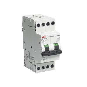INTERRUTTORE AUTOMATICO AEG EC90 4P C 6kA  2A 2M