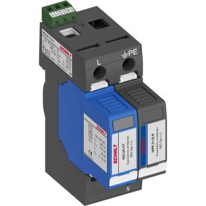 SCARICATORE NGLUA 40kA 1+1P CL.1+2 TT Fm GDT