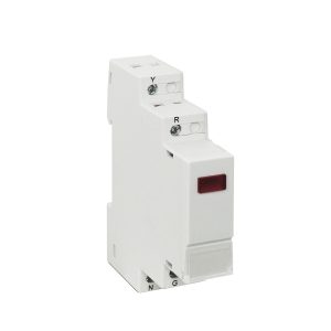 LAMPADA 1 LED VERDE 24V 1F+N 1M
