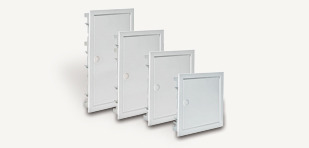 Centralini da incasso con porta cieca in metallo IP40